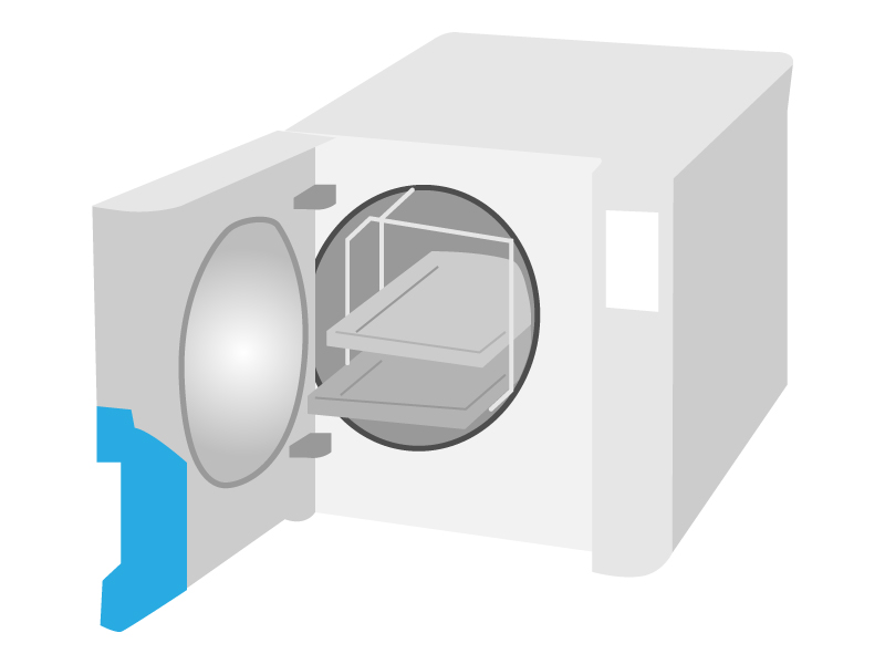 オートクレーブ(高圧蒸気滅菌器)
